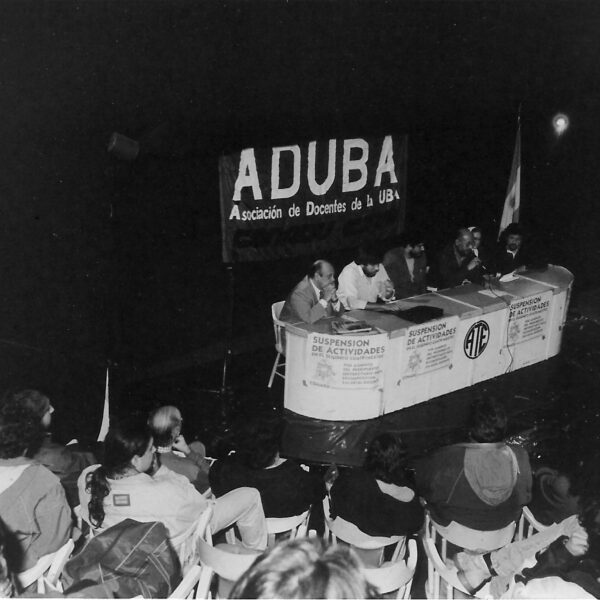 La Asociación de Docentes de la UBA (ADUBA)