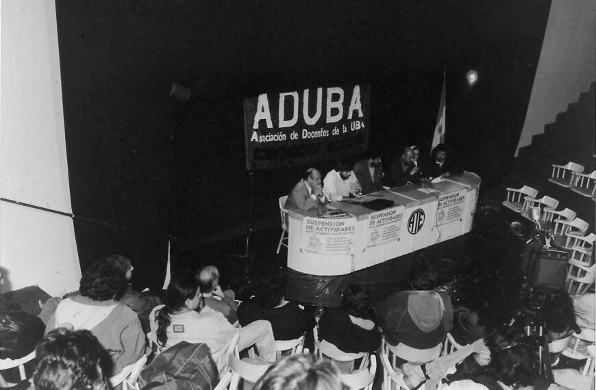 La Asociación de Docentes de la UBA (ADUBA)