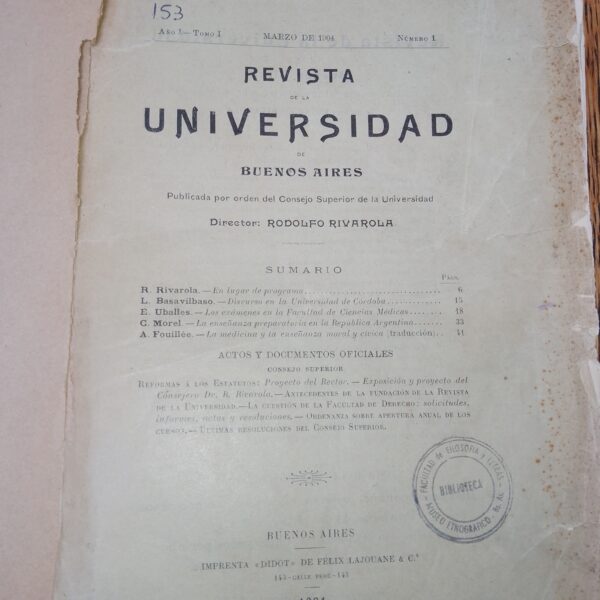 La revista de la Universidad de Buenos Aires